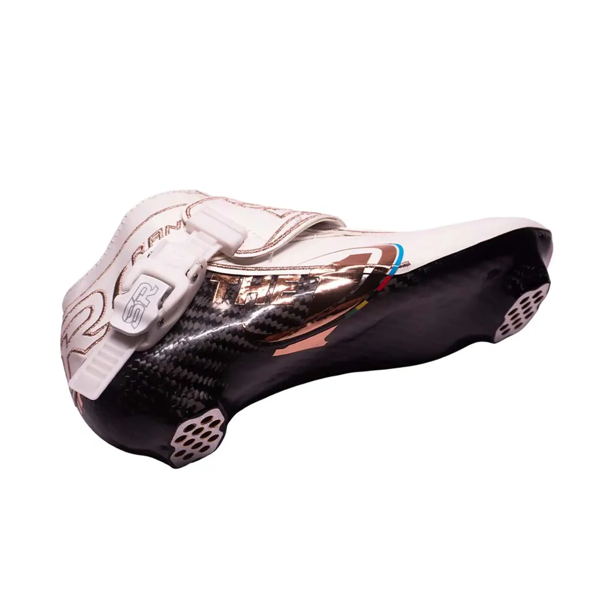 Botas profesionales para patinaje de velocidad THE1 White Rose Gold 5