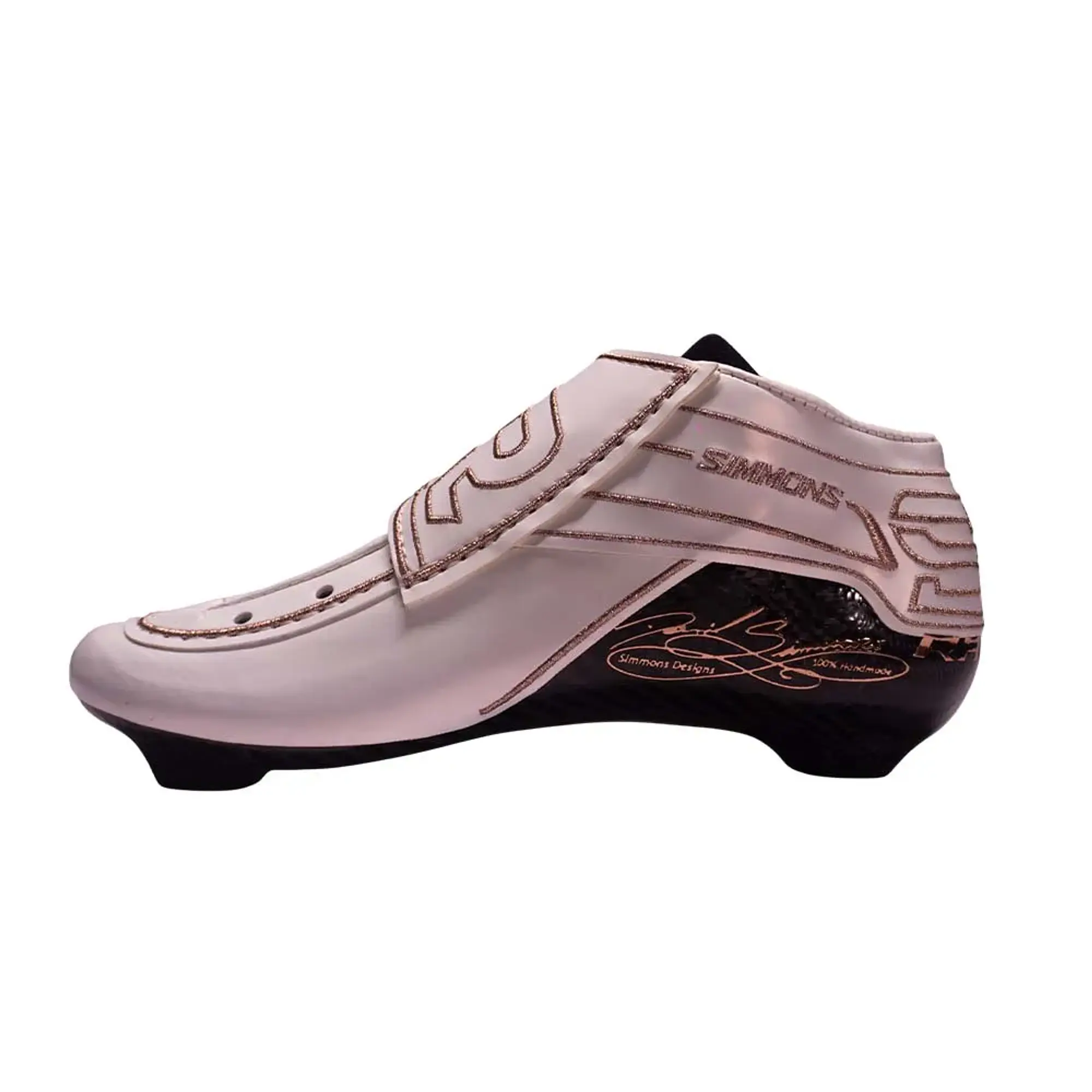 Botas profesionales para patinaje de velocidad THE1 White Rose Gold 6
