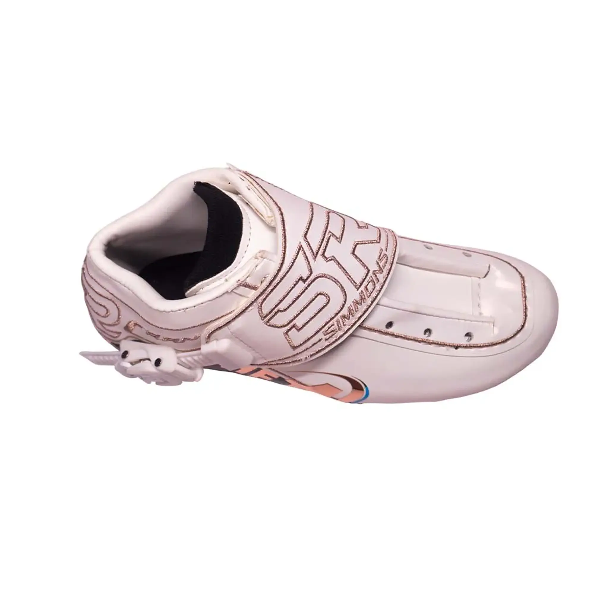 Botas profesionales para patinaje de velocidad THE1 White Rose Gold 3