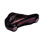 Botas profesionales para patinaje de velocidad RUSH Black Red Holographic - Miniatura 3