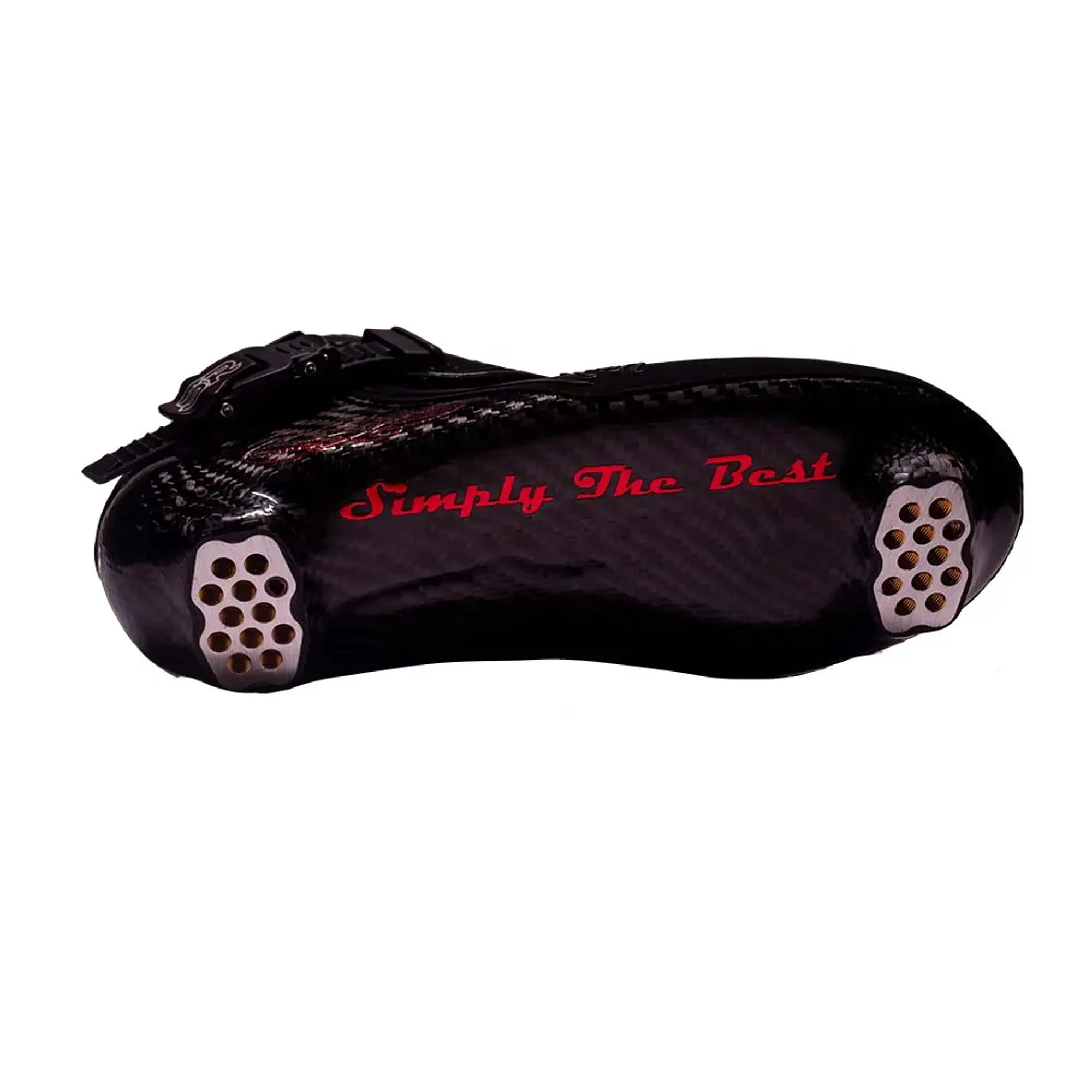 Botas profesionales para patinaje de velocidad RUSH Black Red Holographic 5