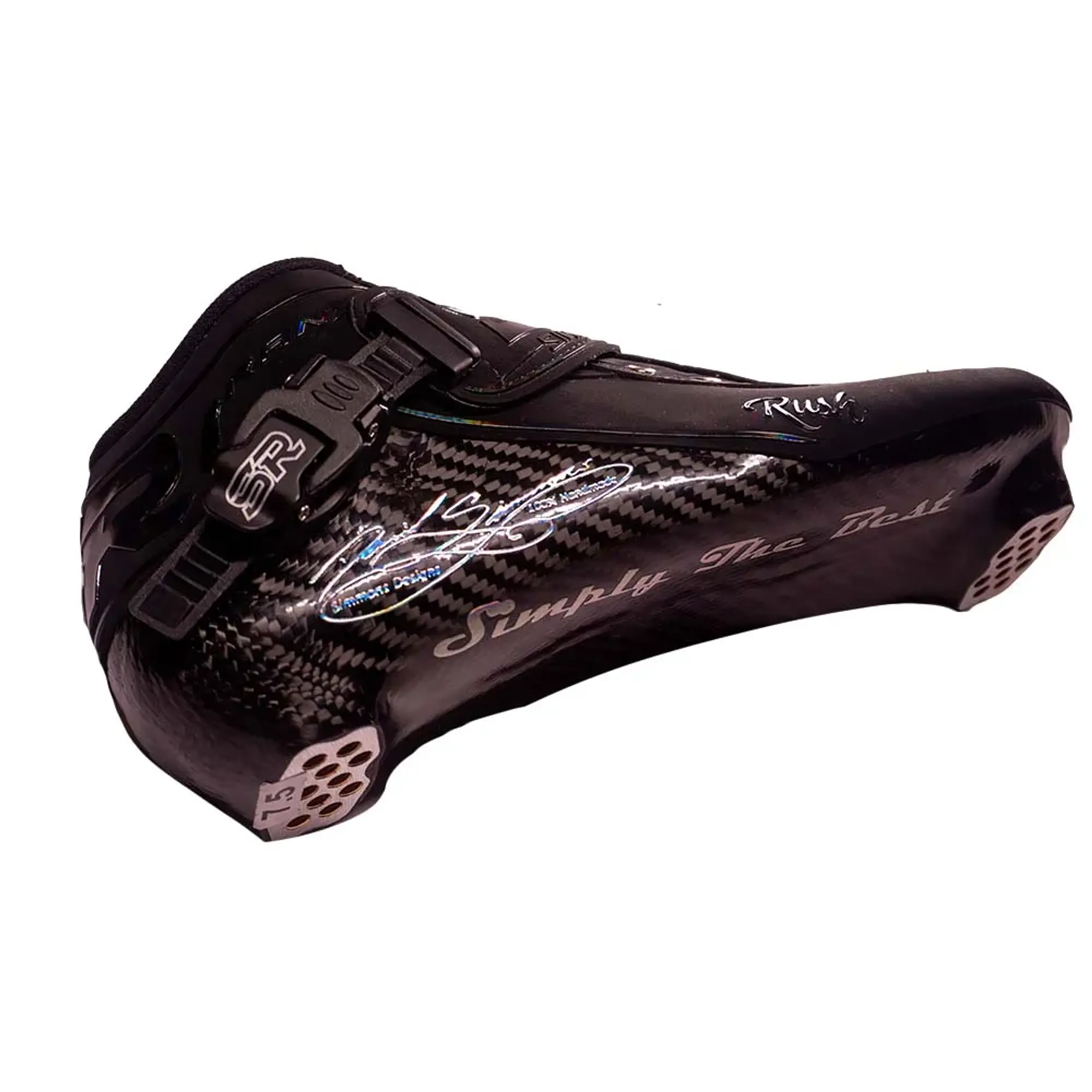 Botas profesionales para patinaje de velocidad RUSH  Black Black Holographic 3