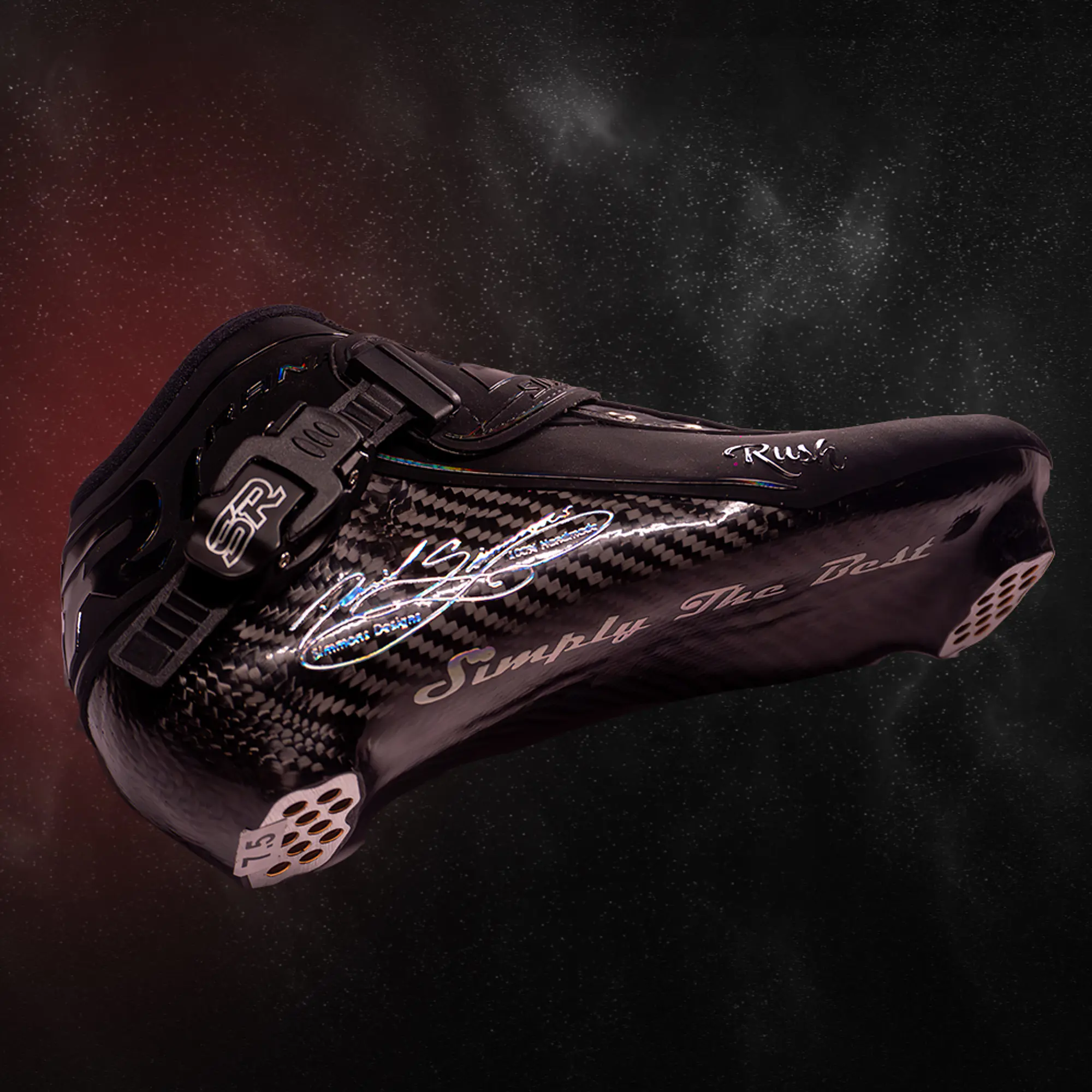 Botas profesionales para patinaje de velocidad RUSH  Black Black Holographic 2