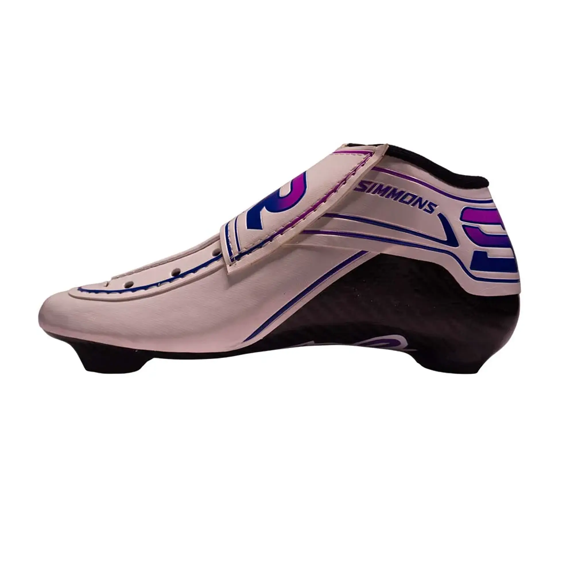 Botas profesionales para patinaje de velocidad DASH White Dark Purple 3