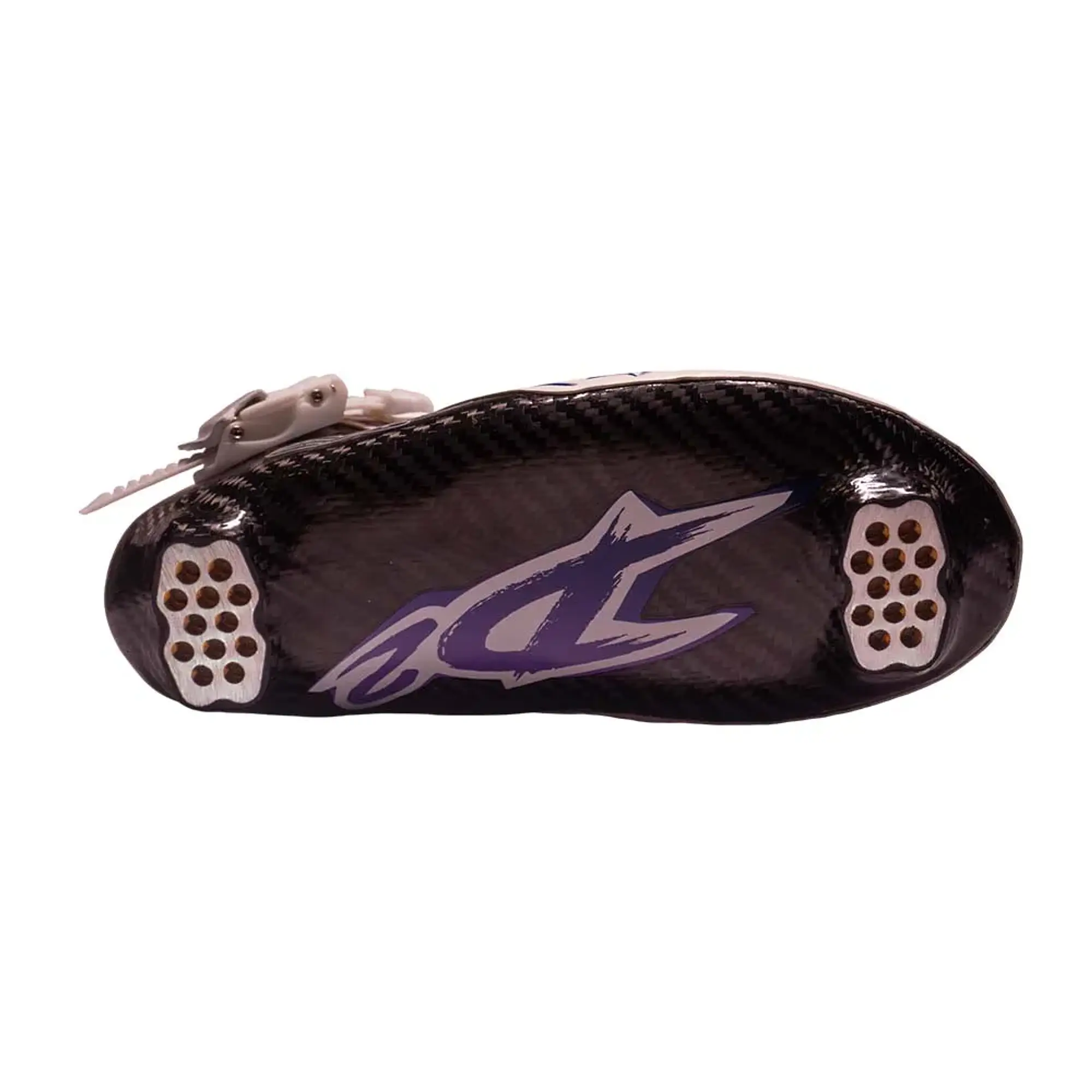 Botas profesionales para patinaje de velocidad DASH White Dark Purple 4