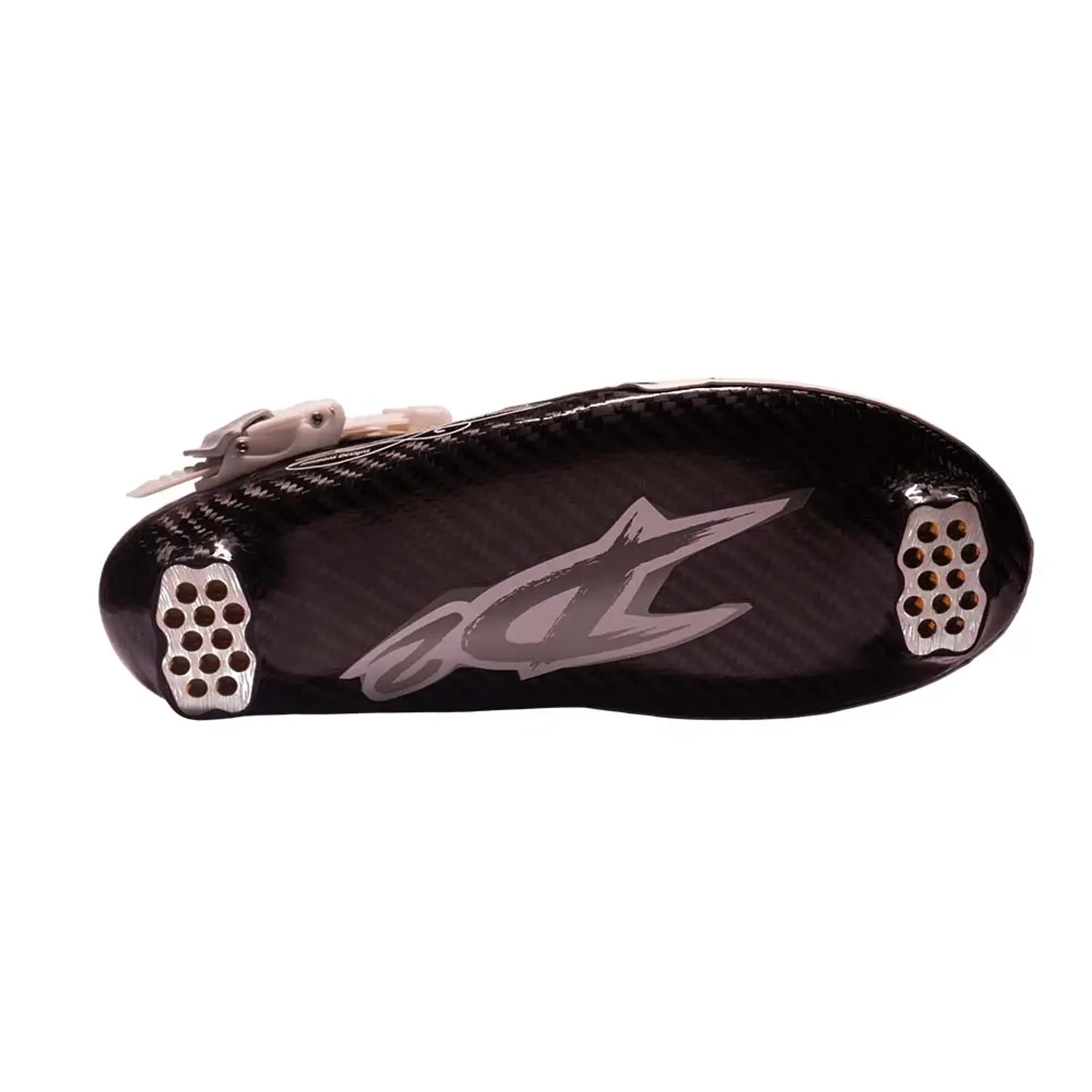 Botas profesionales para patinaje de velocidad DASH White Black 3