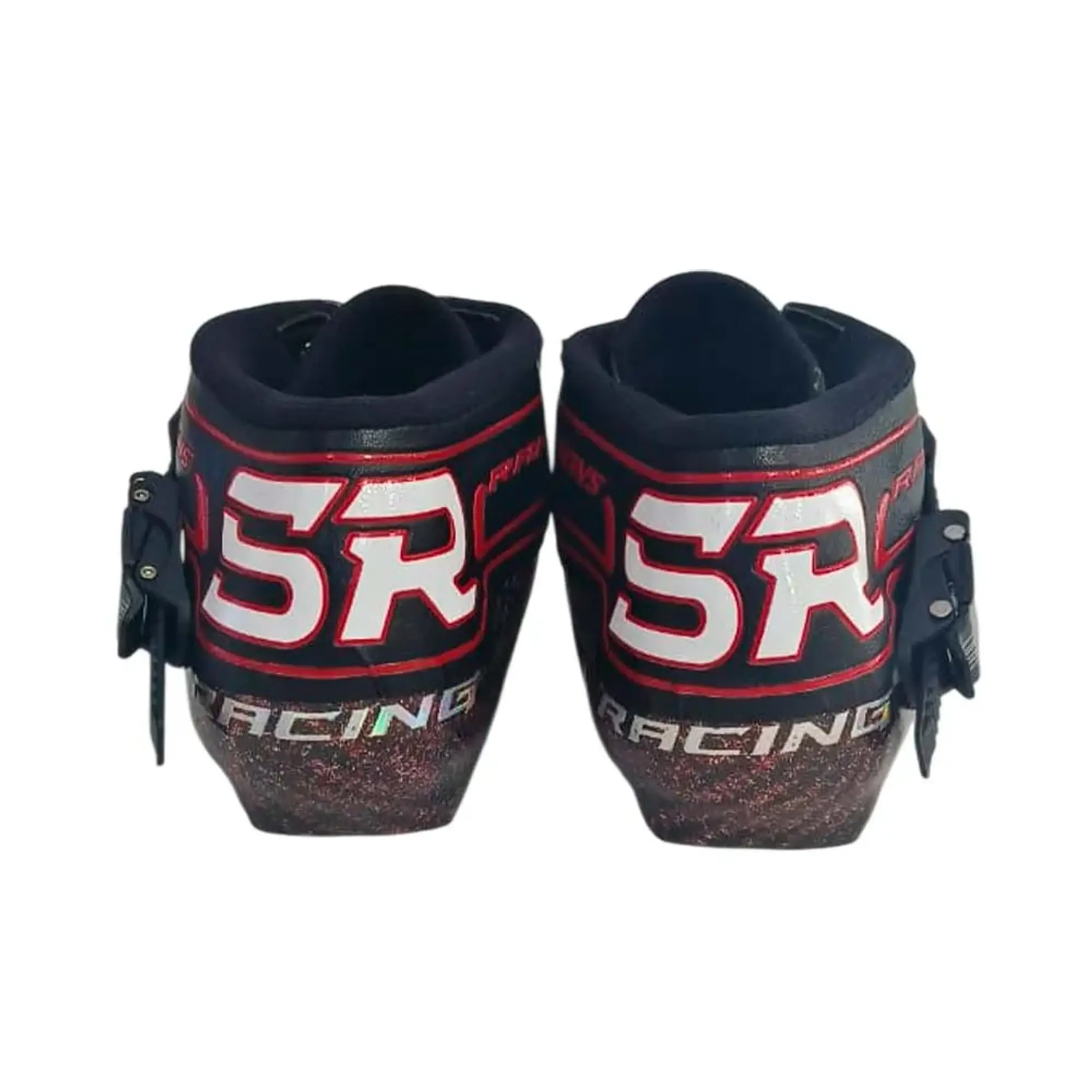Botas profesionales para patinaje de velocidad FLY Black Red 4