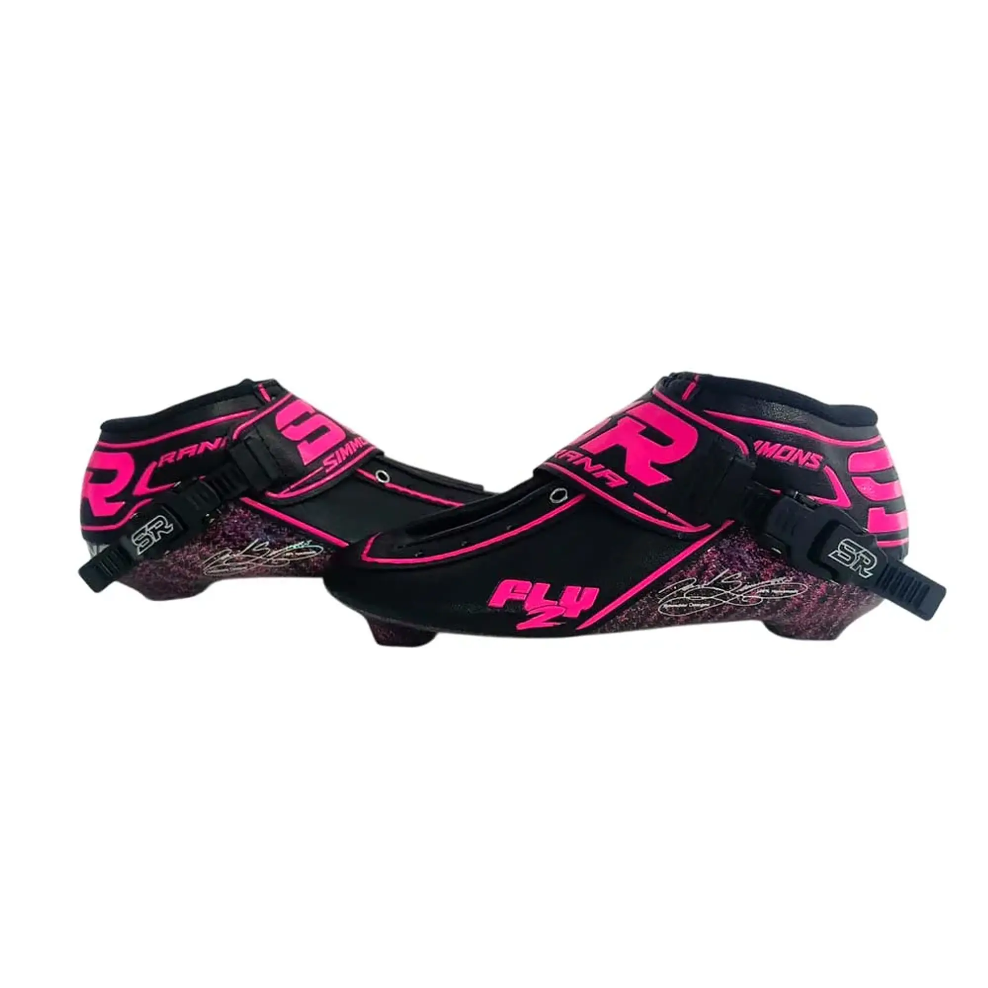 Botas profesionales para patinaje de velocidad FLY Black Fuchsia 1