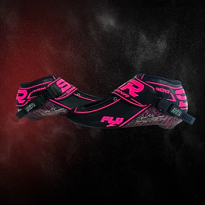 Botas profesionales para patinaje de velocidad FLY Black Fuchsia