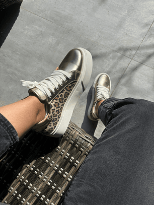 Jacinta print doradas