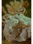 maxicoleta beige dorada 