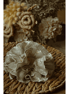 maxicoleta beige dorada 