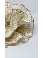 Maxicoleta beige flores