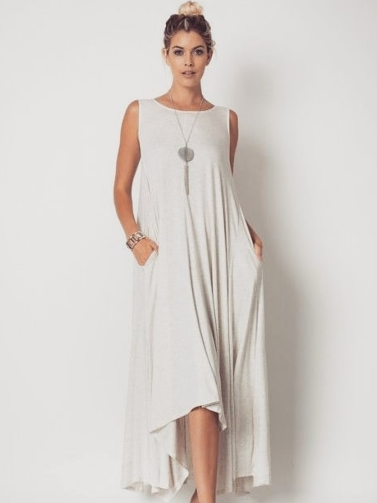 Maxi vestido Asimétrico 1