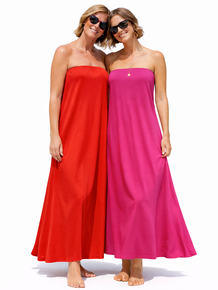 Maxi vestido Strapless 2