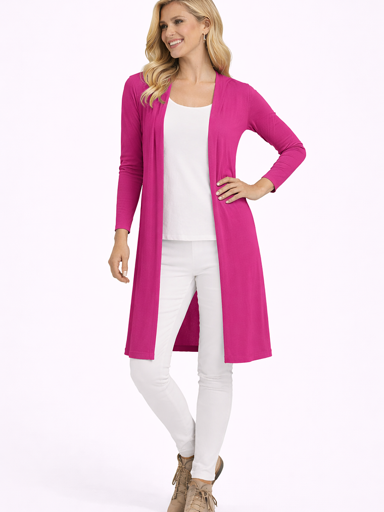 Mini cardigan capuchón  2