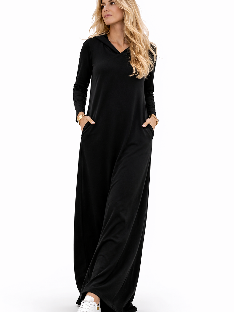 Maxi vestido Capuchón 1