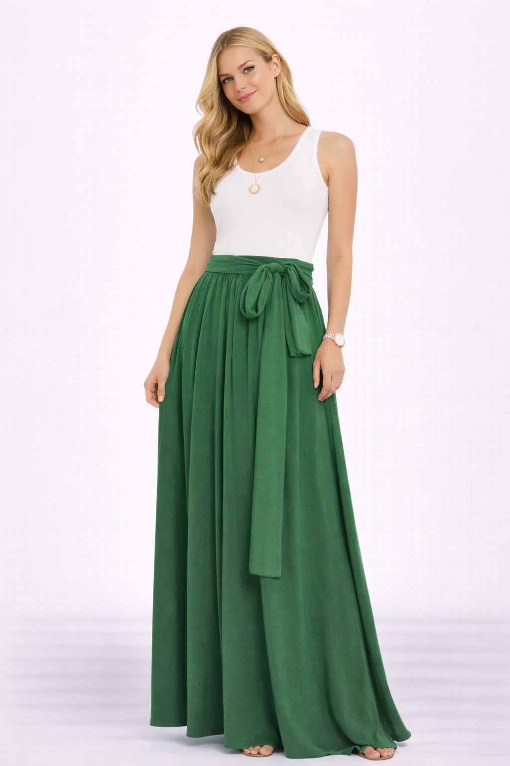 Maxi falda lazo