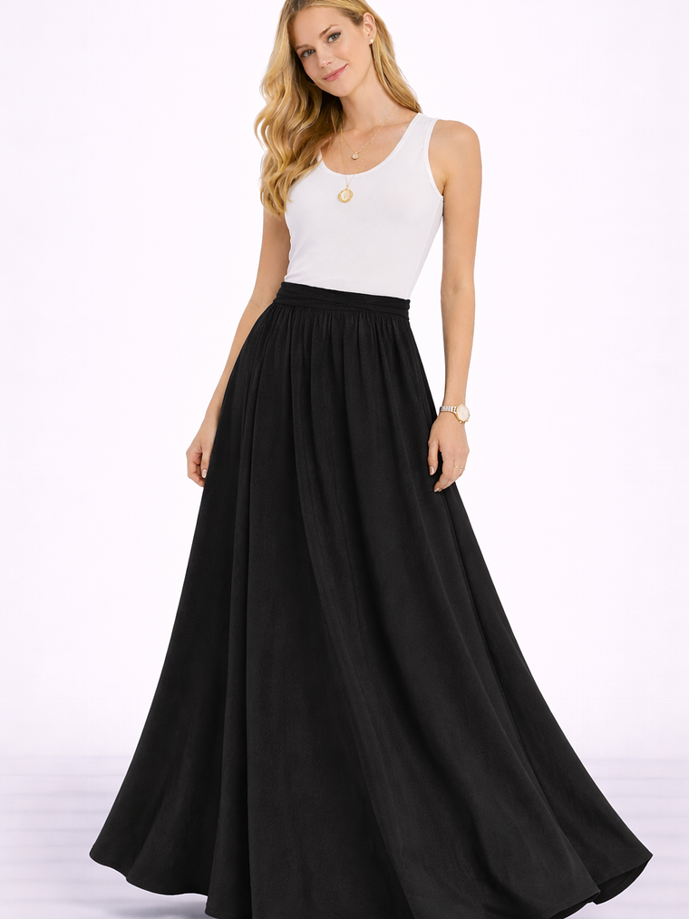 Maxi falda básica  3