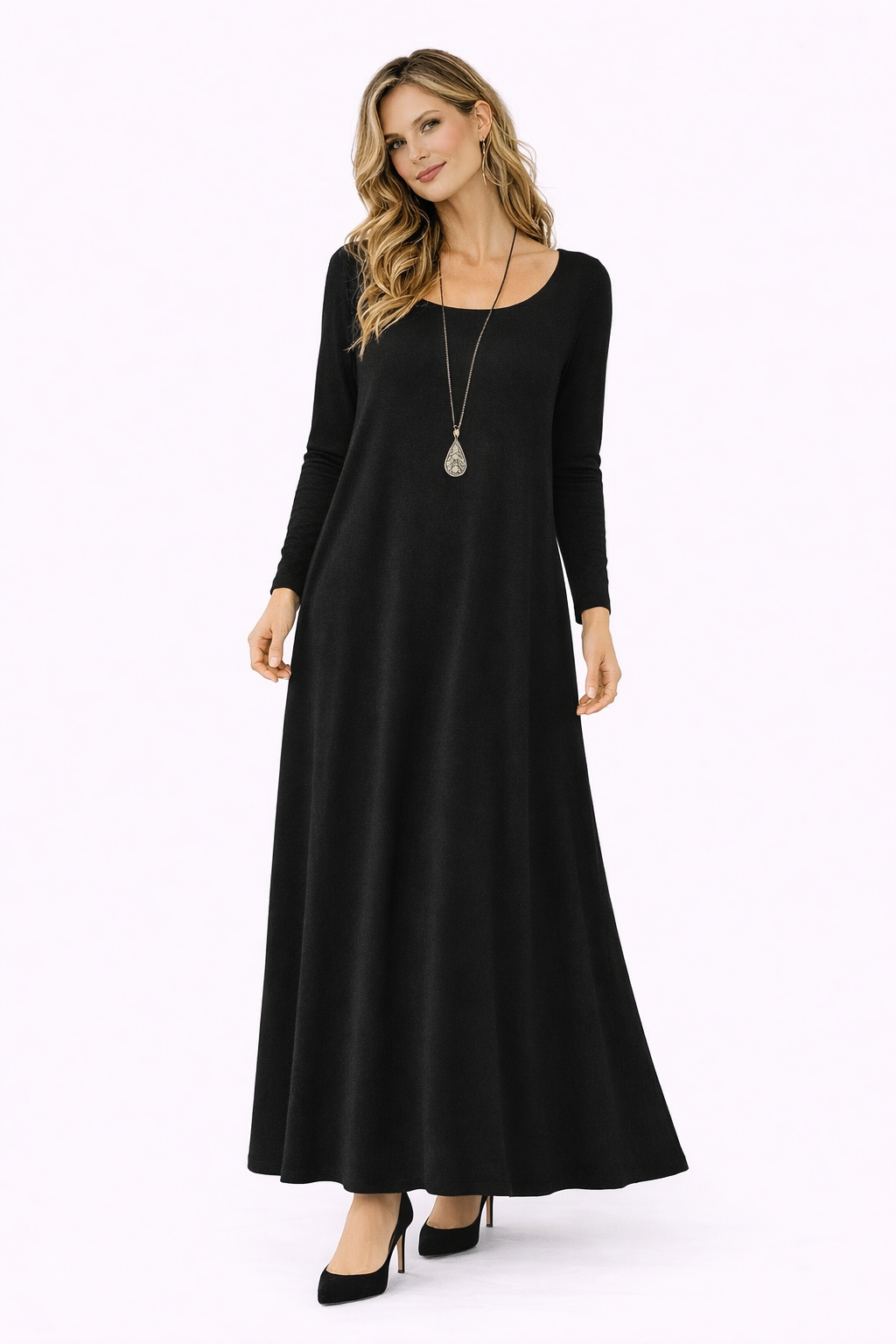 VESTIDO EMILIA DRAP FUCSIA - M/L / FUCSIA