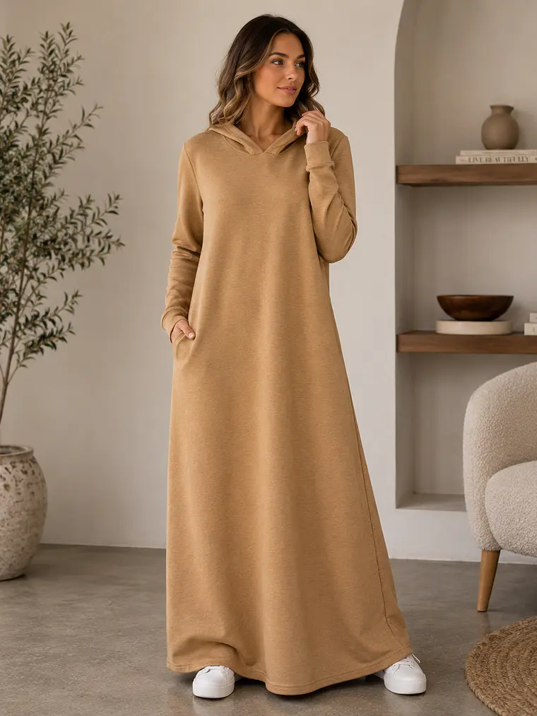 Maxi vestido Capuchón 2