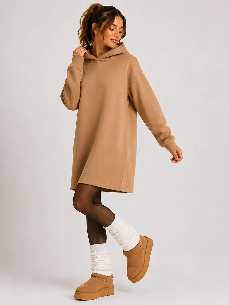 Mini vestido Capuchón 4