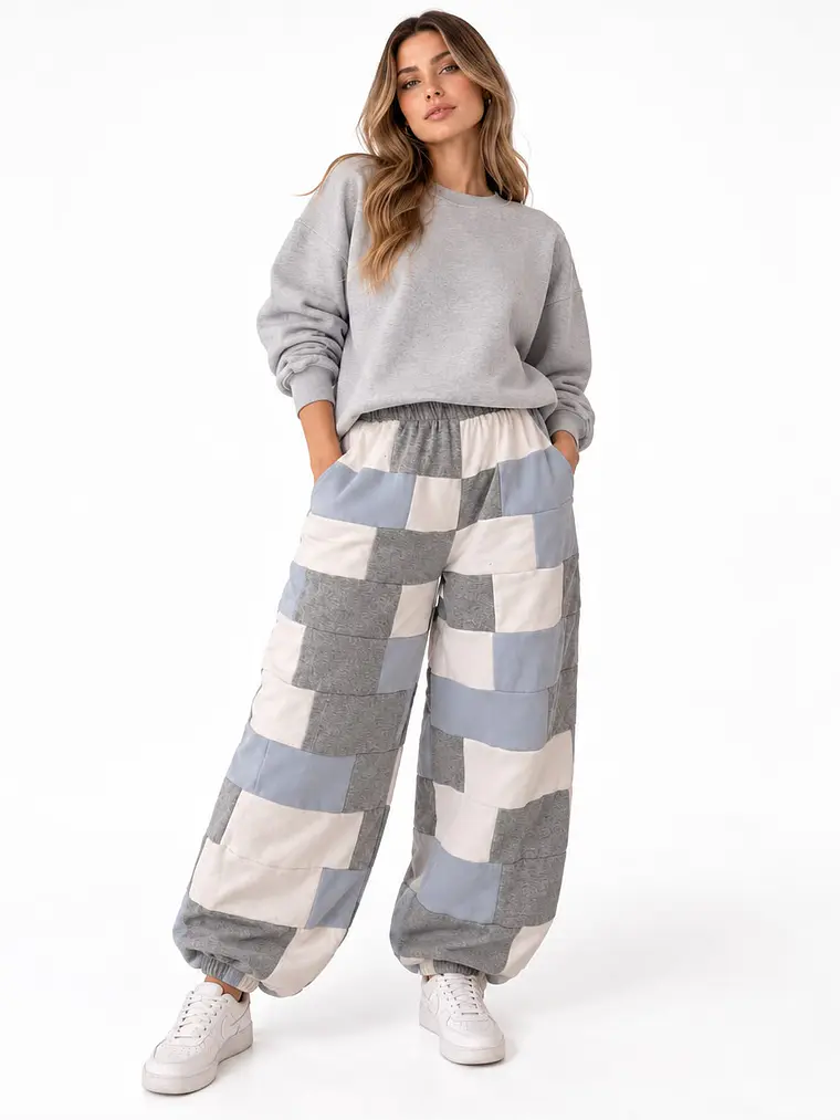 Pantalón Patchwork 1