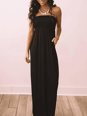 Maxi vestido Strapless