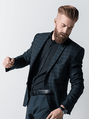 Midnight Plaid Blazer