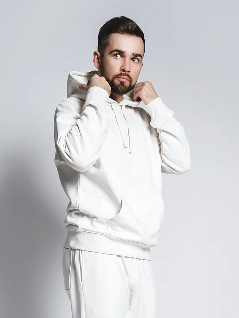 All-White Chill Set Hoodie