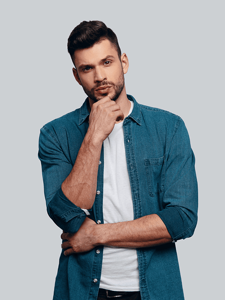 Deep Indigo Button-Up