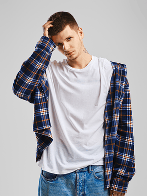 Azure Casual Denim Shirt