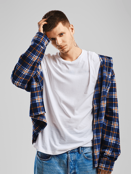 Azure Casual Denim Shirt