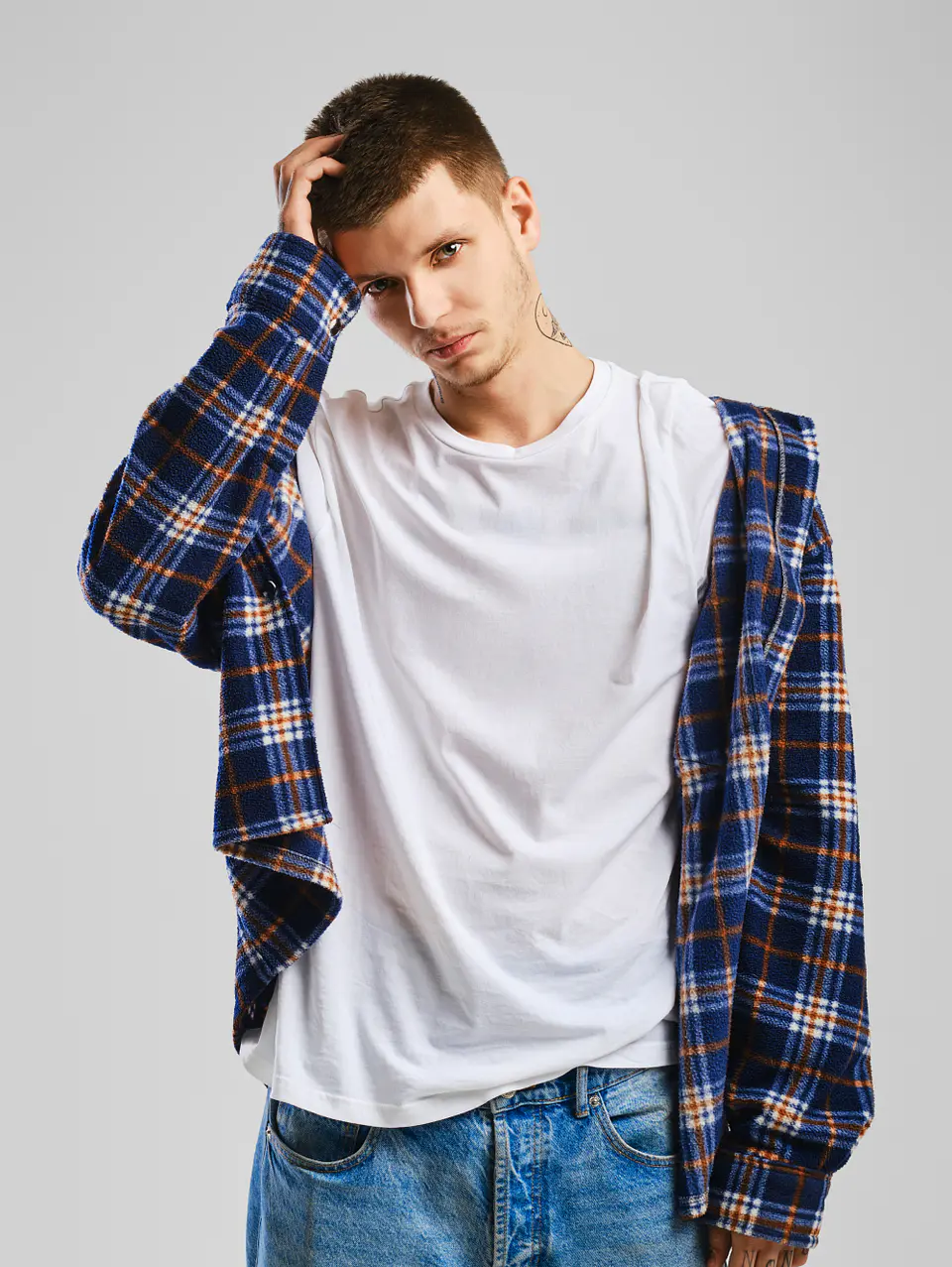 Azure Casual Denim Shirt 1