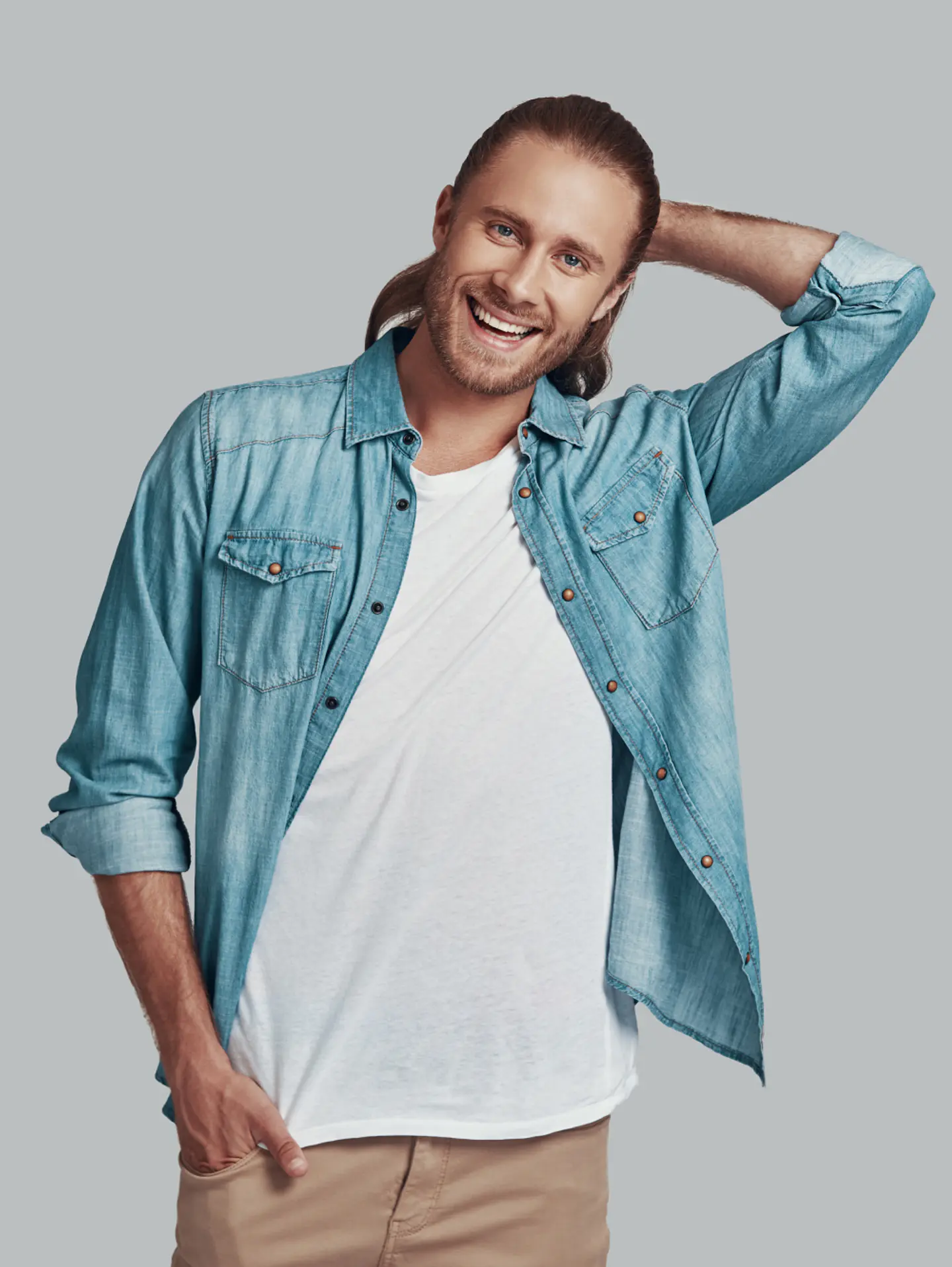 Chambray Relaxed Shirt 2