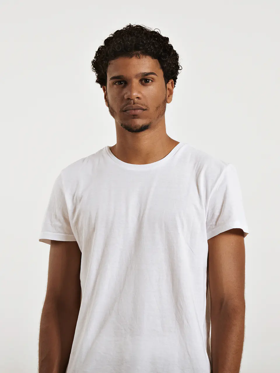 Classic White Crewneck Tee 1