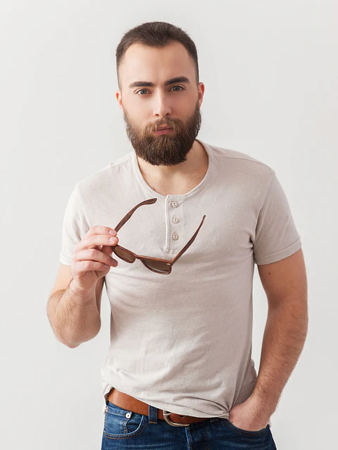 Sandstone Henley Tee