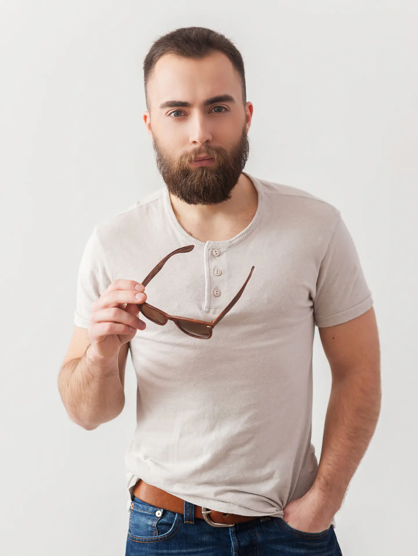 Sandstone Henley Tee 1