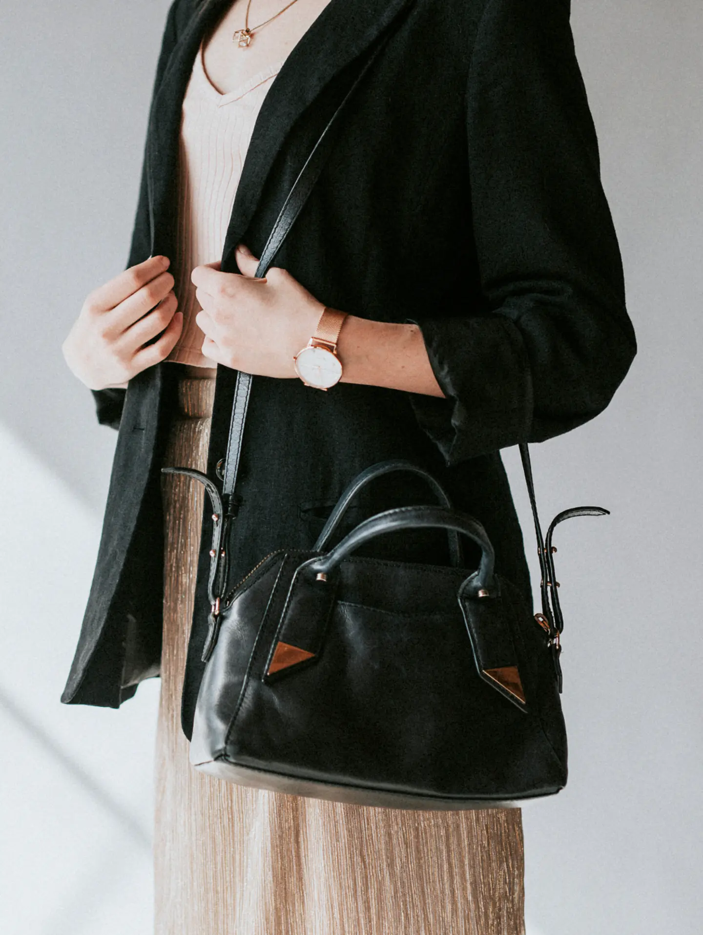 Onyx Single-Button Blazer 3