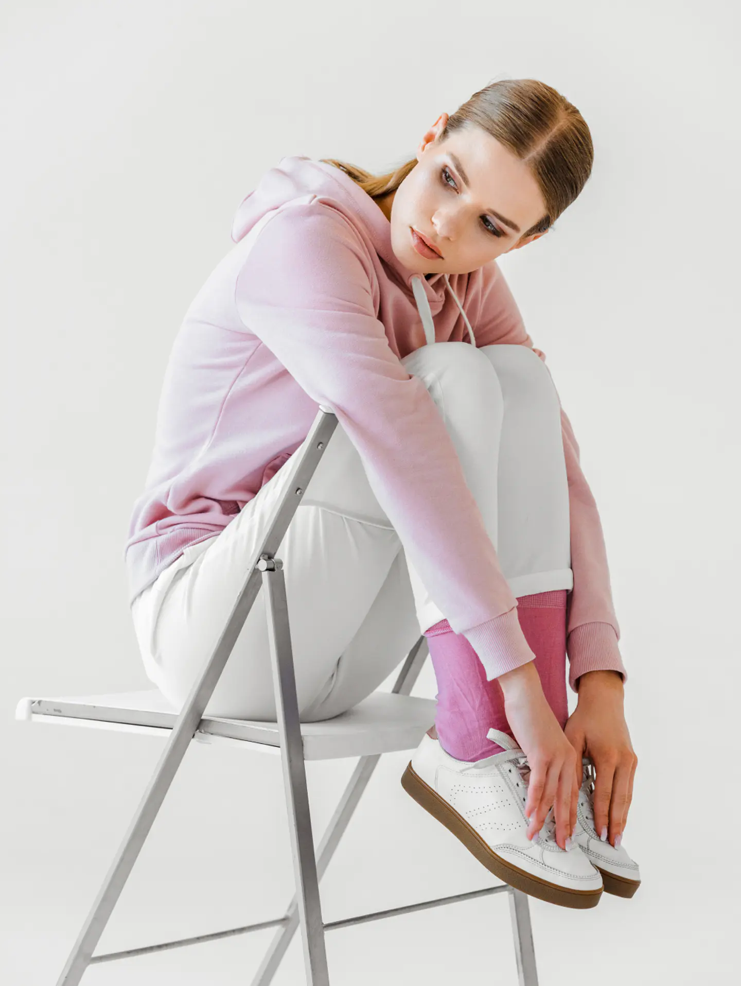 Petal Pink Pullover Hoodie 3