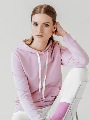 Petal Pink Pullover Hoodie