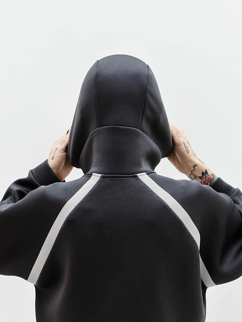 Raspberry Pull-On Hoodie