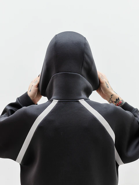 Raspberry Pull-On Hoodie