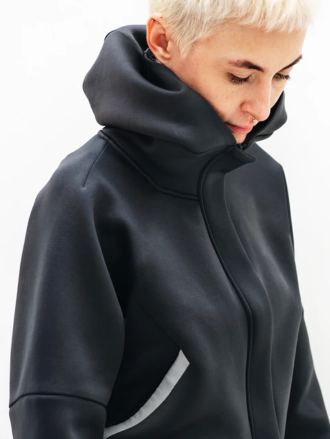 Raspberry Pull-On Hoodie