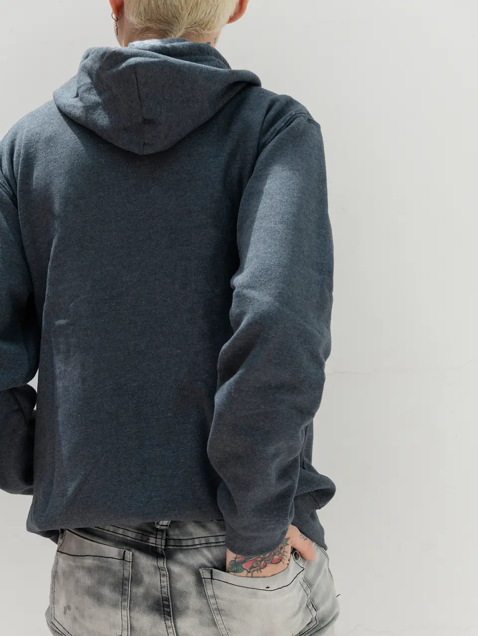 Charcoal Zip-Up Hoodie 3