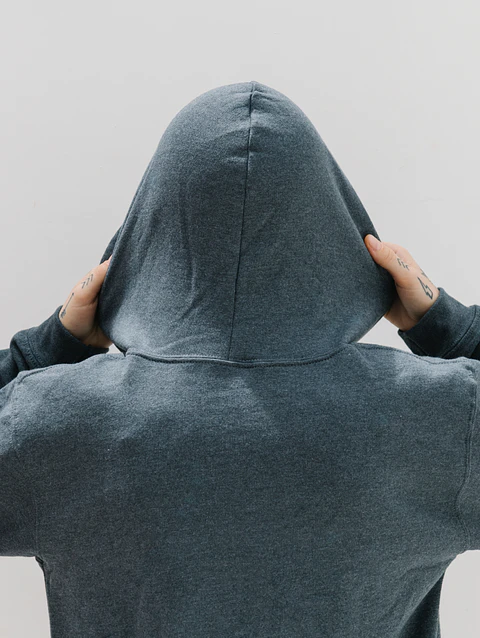 Charcoal Zip-Up Hoodie