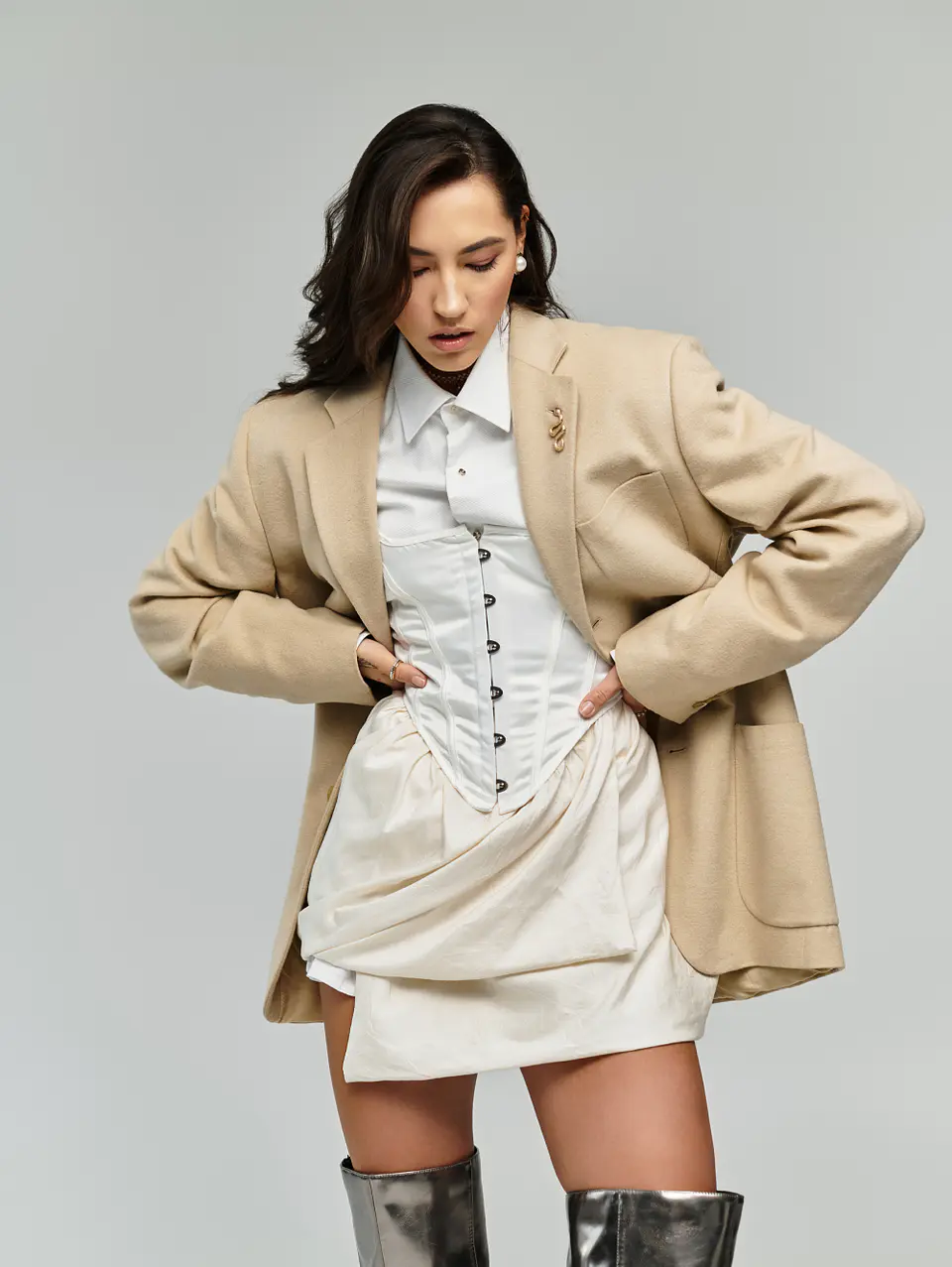 Sandstone Wool-Blend Jacket 1