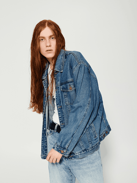 Vintage Indigo Trucker