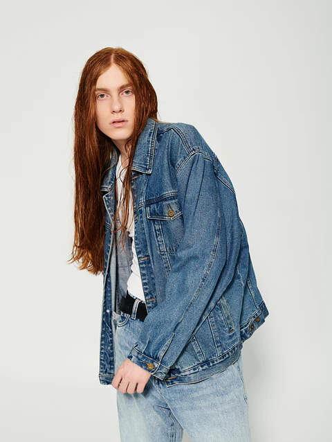 Vintage Indigo Trucker