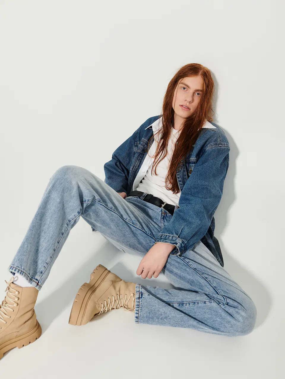 Vintage Indigo Trucker 3